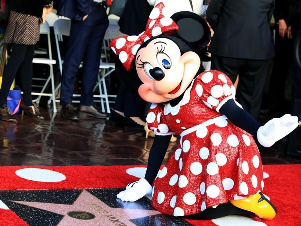 Jetzt hat auch Minnie Maus einen Hollywood-Stern. Foto: Li Ying/XinHua