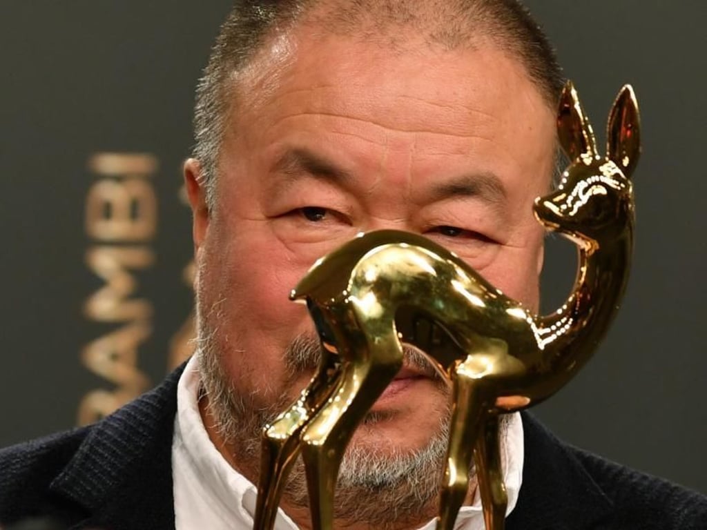 Ai Weiwei erhielt den Bambi in der Kategorie «Mut». Foto: Jens Kalaene