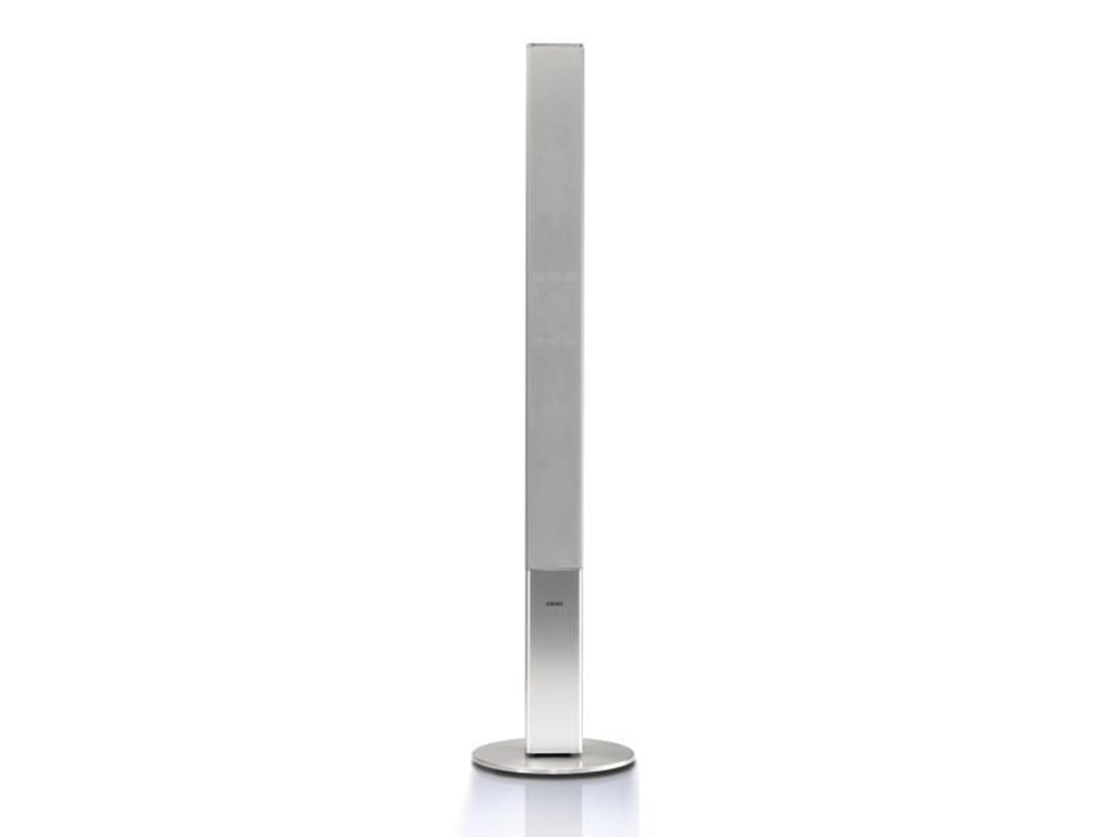 Für größere Räume eignen sich Standlautsprecher (hier der Loewe Stand Speaker, circa 1200 Euro) besser als kleinere Regalboxen. Foto: Loewe