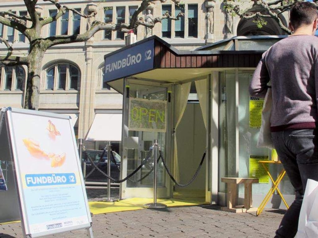 In Zürichs Fundbüro 2 können Menschen Fund- und Verlustmeldungen für immaterielle Dinge wie Liebe, Wut oder Trauer aufgeben. Foto: Christiane Oelrich