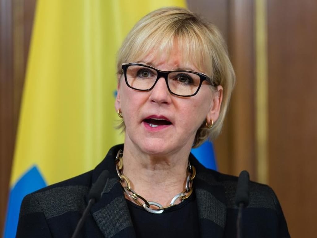 Die schwedische Außenministerin Margot Wallström prangert sexuelle Belästigung auch in höchsten Politikebenen an. Foto: Sebastian Gollnow