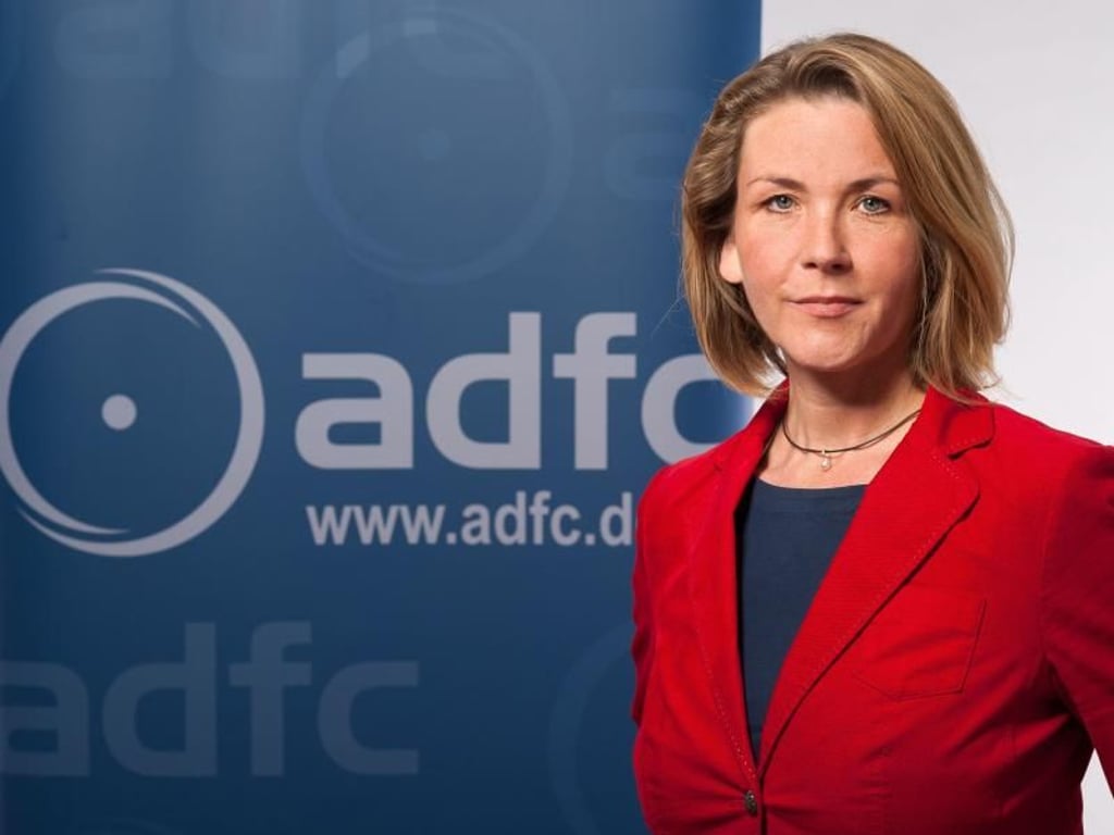 Stephanie Krone ist Pressesprecherin beim ADFC. Foto: Christoph Eckelt/ADFC