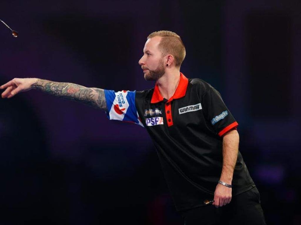 Gegner von Max Hopp bei der Darts-WM in London: Danny Noppert. Foto: John Walton/PA Wire