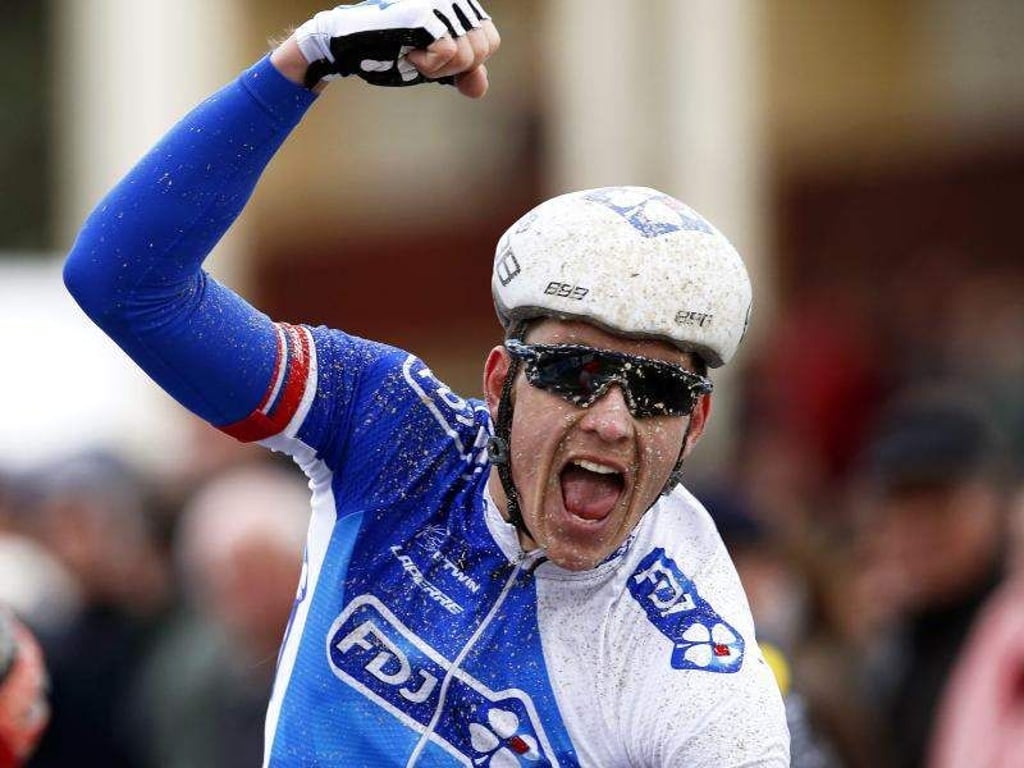 Arnaud Demare gewann die erste Etappe bei Paris-Nizza. Foto: Sebastien Nogier