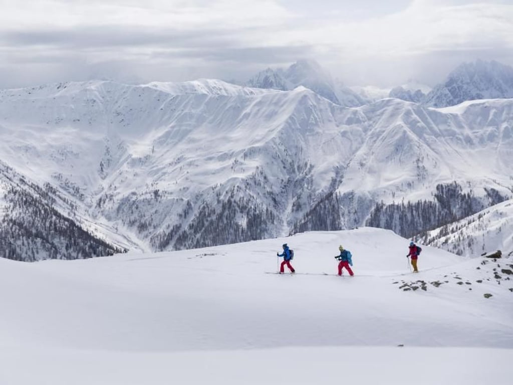 Aufsteigen und abfahren: Die Region rund um das Villgratental ist bei Tourengehern ziemlich beliebt. Foto: W9 Studios/TVB Osttirol