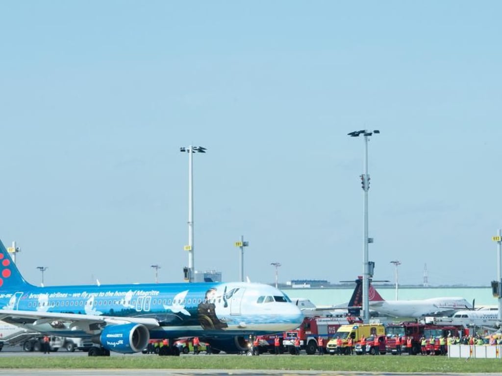Die ersten Maschinen sind gestern vom Flughafen in Brüssel wieder gestartet. Foto: Benoit Doppagne