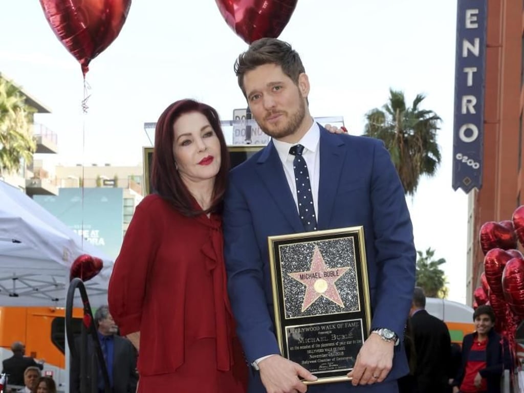 Elvis-Witwe Priscilla Presley hielt die Laudatio auf Michael Bublé. Foto: Willy Sanjuan/Invision