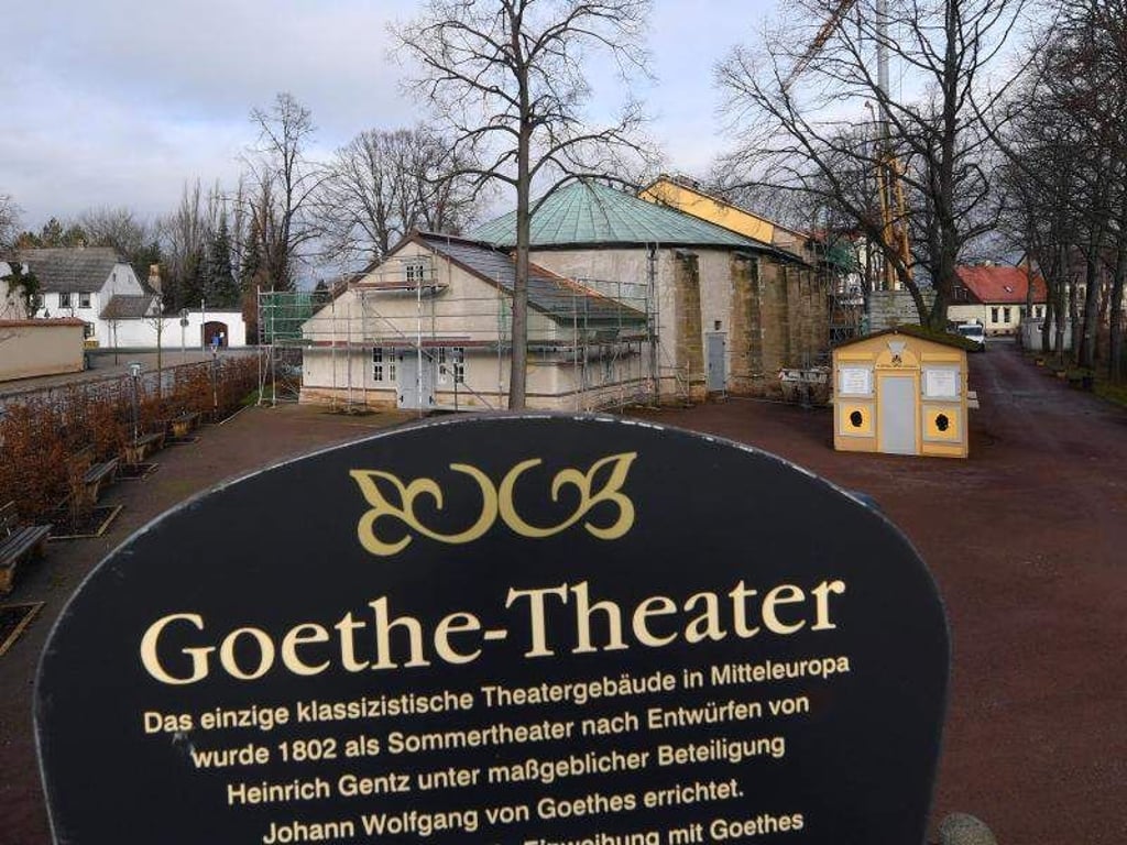 Das Goethe-Theater in Bad Lauchstädt. Foto: Hendrik Schmidt/dpa-Zentralbild/dpa