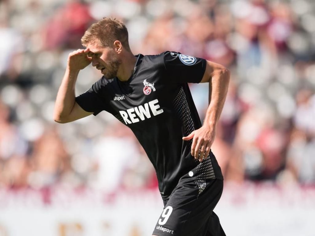 Erzielte vier Treffer für den 1. FC Köln: Simon Terodde. Foto: Annegret Hilse