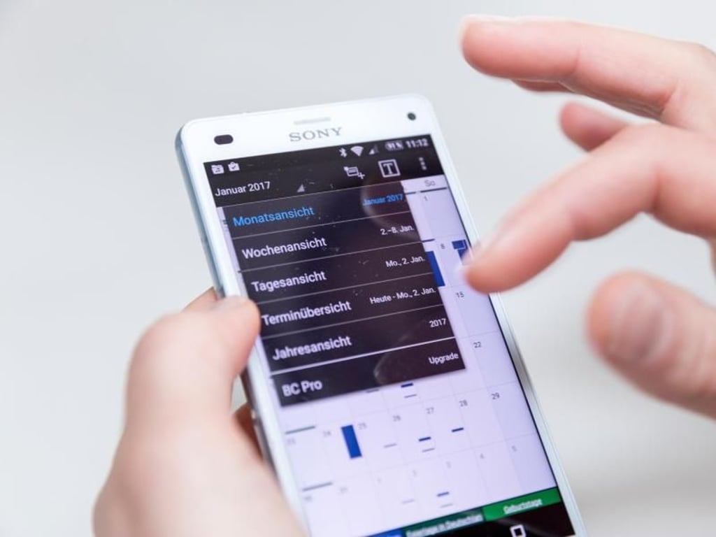 Ansichten über Ansichten: Schon in der Basisversion sind die meisten Kalender-Apps vollgepackt mit Features. Foto: Florian Schuh