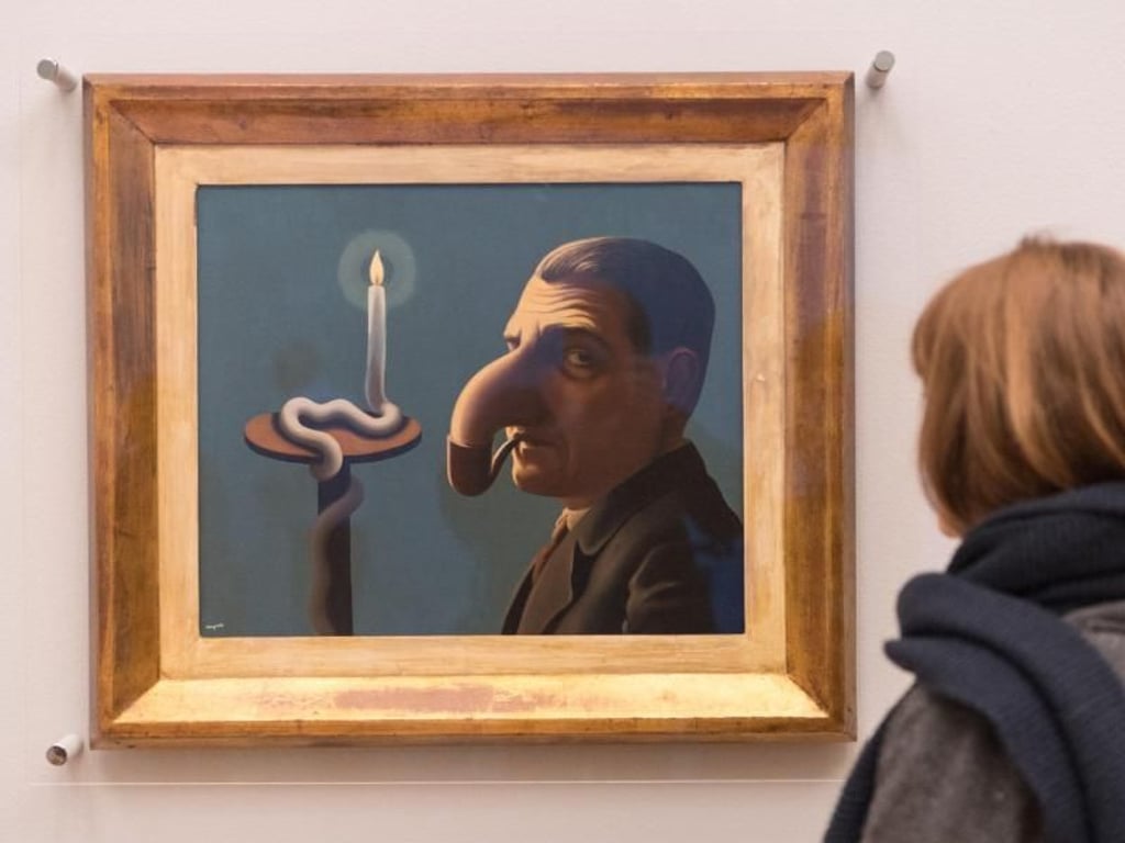René Magritte, Die philosophische Lampe, 1936. Foto: Boris Roessler