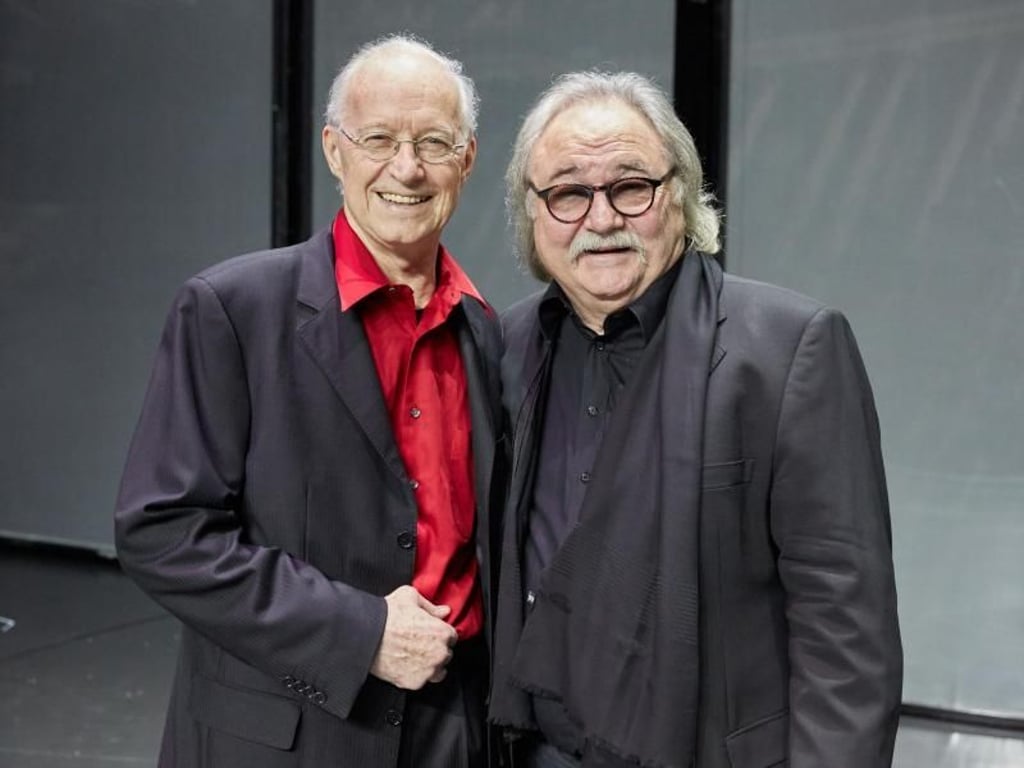 Die Musical-Schöpfer: Autor Michael Kunze und Komponist Sylvester Levay. Foto: Georg Wendt