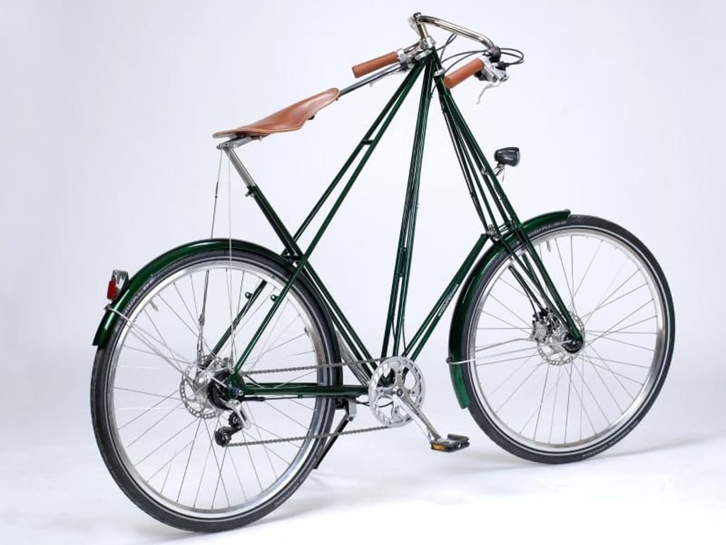 Filigrane Struktur: Das Pedersen Rad. Foto: Kemper Fahrradtechnik