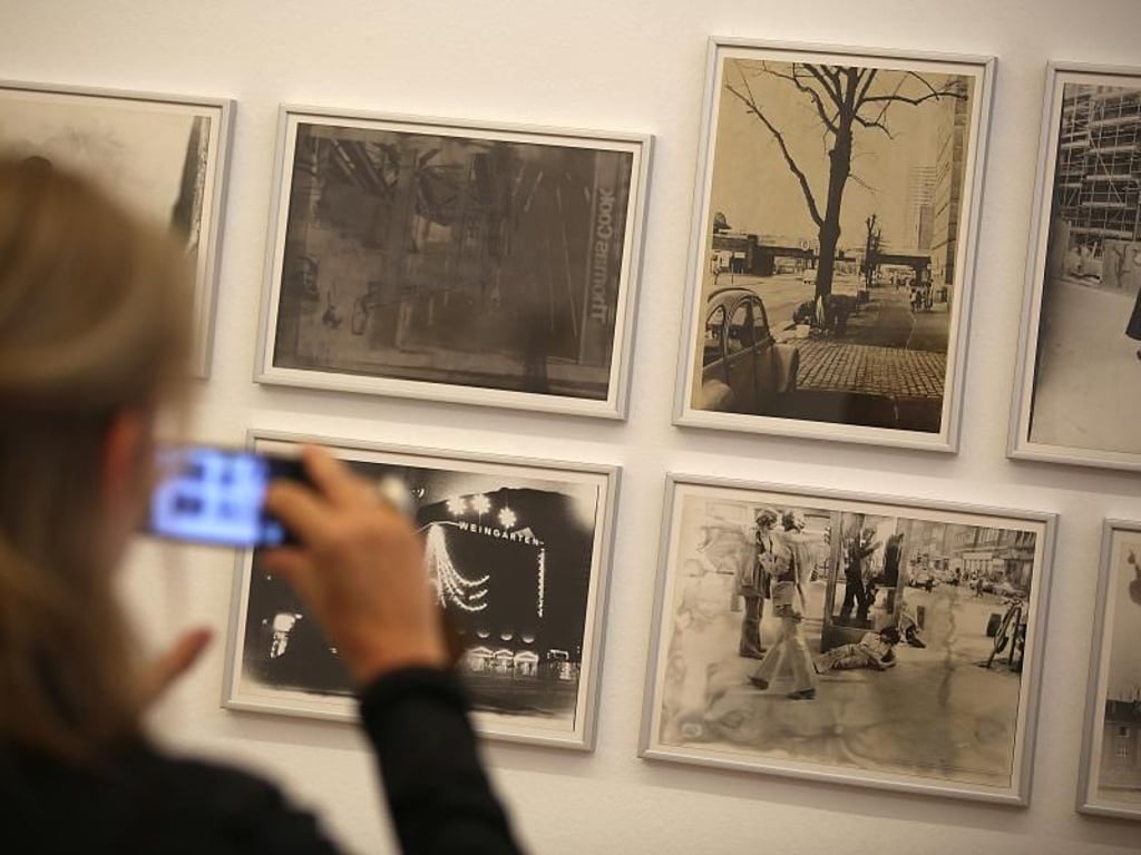 Fotografien aus der Serie «Köln» von Sigmar Polke. Foto: Oliver Berg