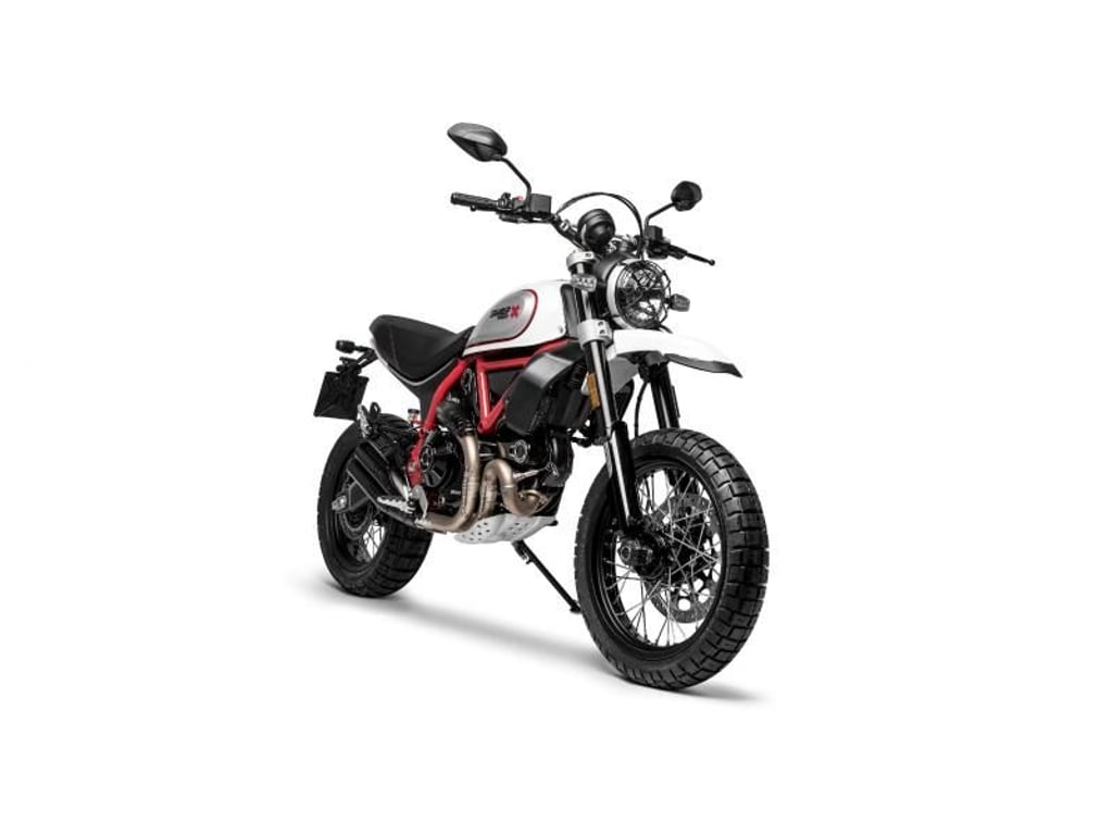 Italienischer Scrambler: Ducati hat eine gleichnamige Reihe im Programm, darunter die Scrambler Desert Sled. Foto: Ducati