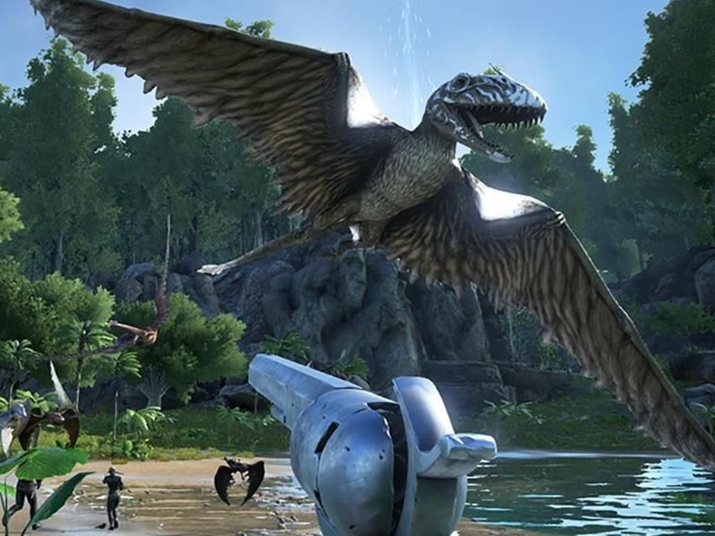Survival-Simulationen wie «Ark» verzeihen keinen Fehltritt. Bei hohem Schwierigkeitsgrad kann eine falsche Entscheidung viele Stunden Spiel zunichte machen. Screenshot: Studio Wildcard Foto: Studio Wildcard