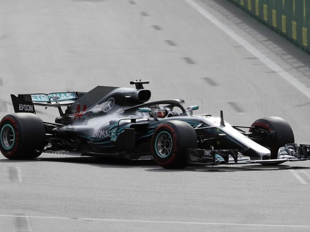 Am Ende war Lewis Hamilton der Sieger in Baku. Foto: Luca Bruno/AP