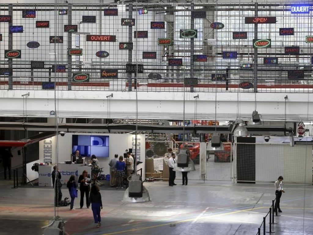 Das «Kanal - Centre Pompidou» ist ein Ableger des Pariser Centre Pompidou. Foto: Nicolas Maeterlinck/BELGA