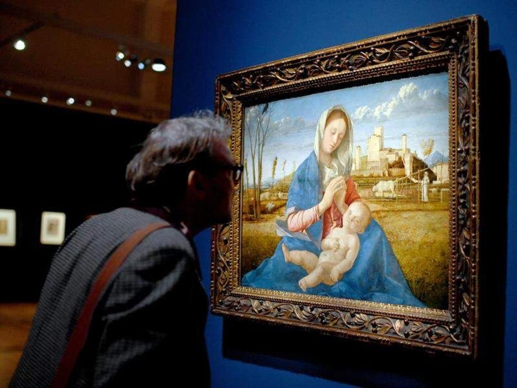 «Madonna auf der Wiese» von Giovanni Bellini. Foto: Britta Pedersen