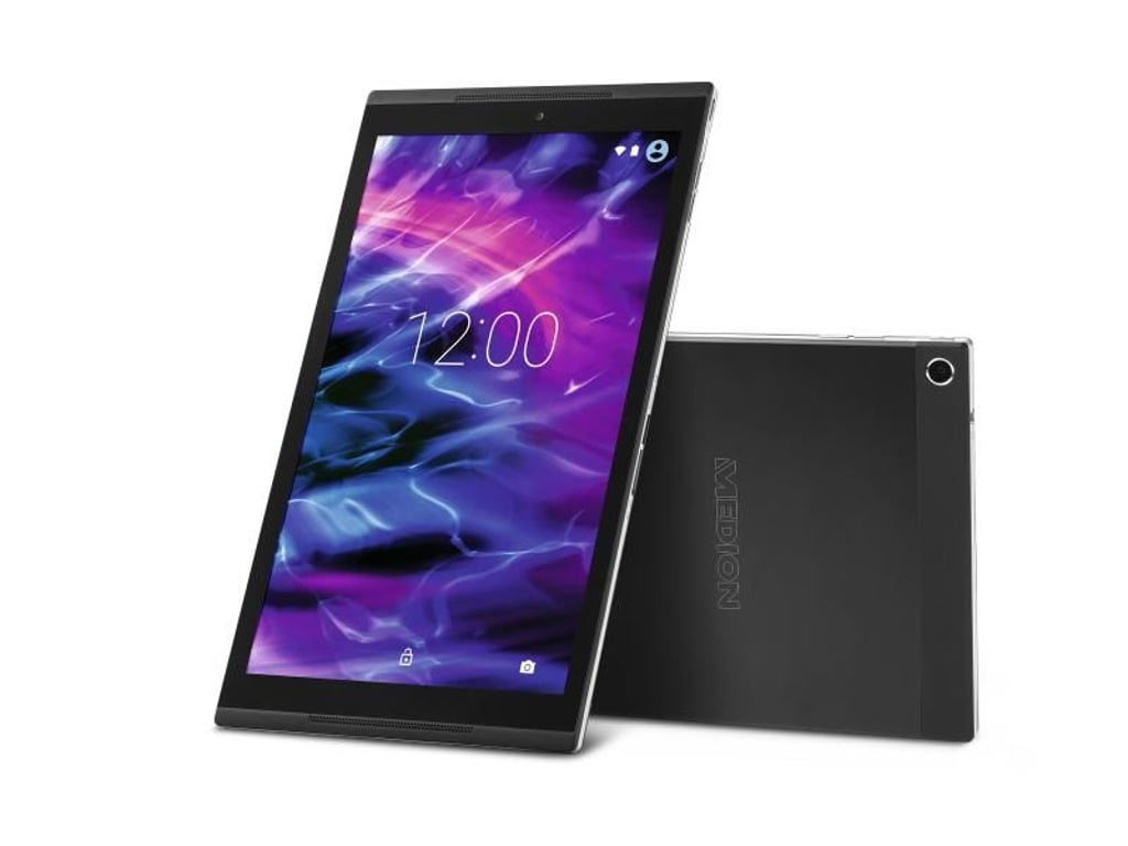 Das Medion-Tablet X10300 mit Full-HD-Display soll ab Mai für rund 300 Euro zu haben sein.
Foto: Medion