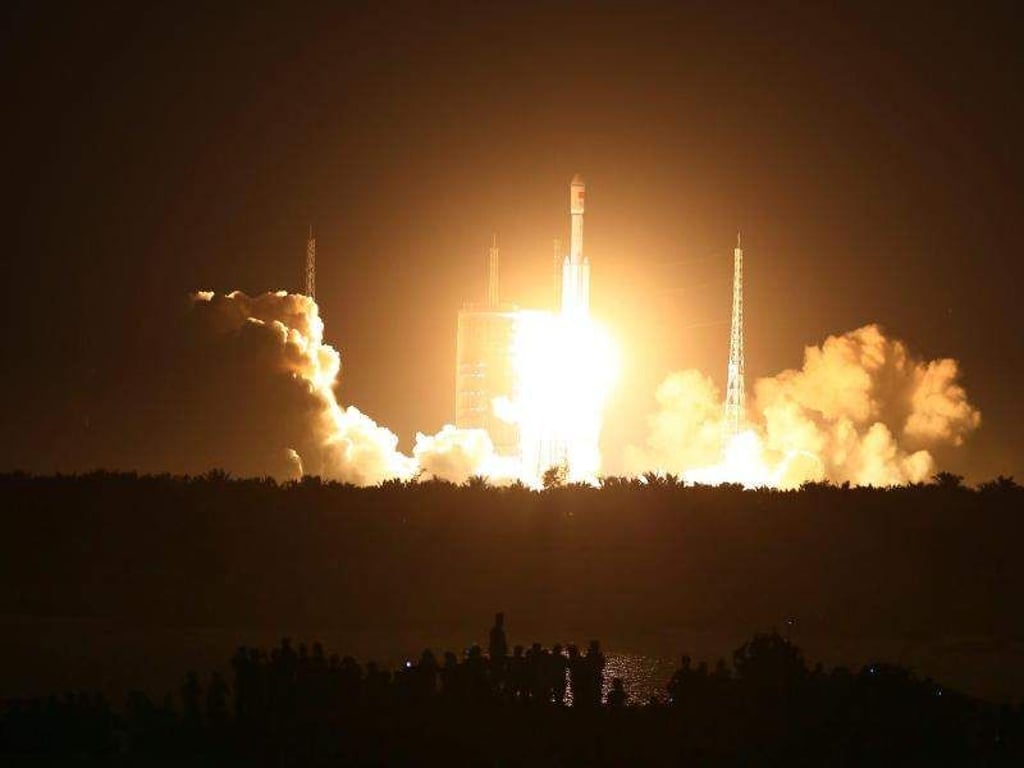 Wenchang ist ein neuer und der vierte Weltraumbahnhof Chinas. Er wurde mit dem Start der Rakete «Langer Marsch 7» eingeweiht. Foto: Ye Jun