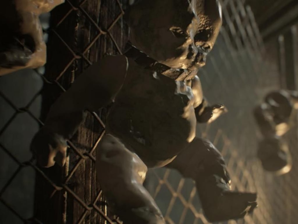 Was in den düsteren Räumen und Kellergängen des Baker-Herrenhauses vor sicht geht, ist nichts für schwache Nerven. «Resident Evil 7 Biohazard» hat keine Jugendfreigabe erhalten. Foto: Capcom