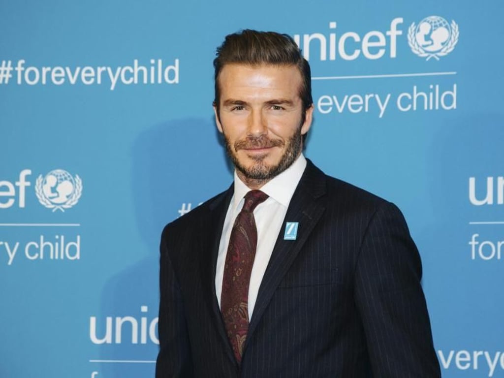 David Beckham macht sich für Unicef stark. Foto: Alba Vigaray