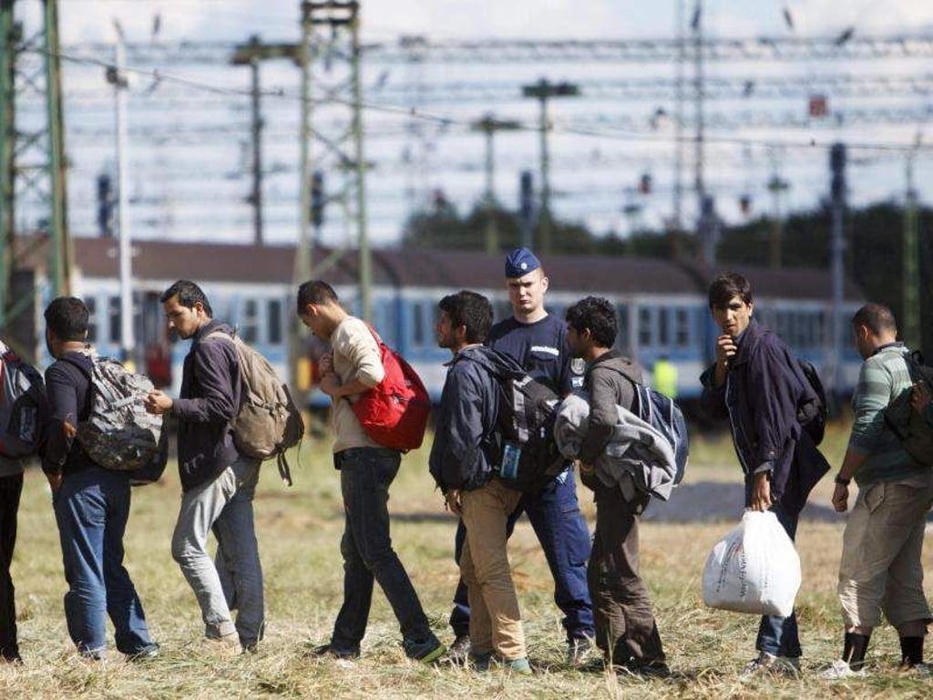 Vor der Abriegelung: Flüchtlinge nach Überquerung der kroatisch-ungarischen Grenze. Foto: Gyorgy Varga/Archiv