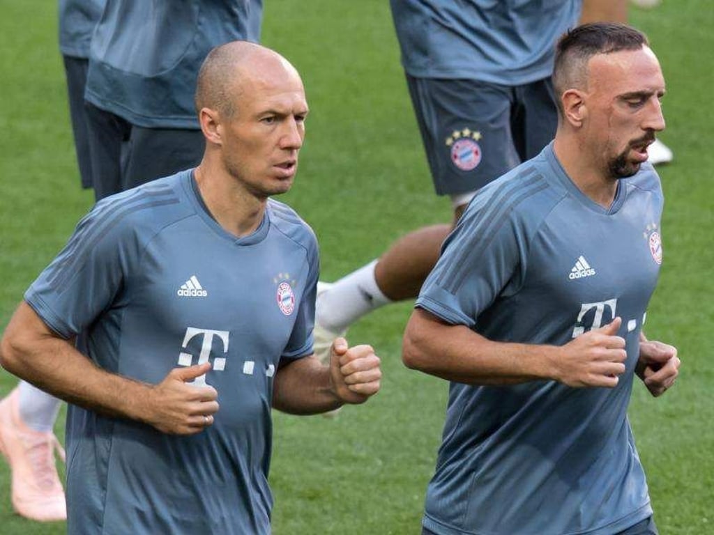 Prägten viele Jahre den FC Bayern: Arjen Robben (l) und Franck Ribéry. Foto: Sven Hoppe