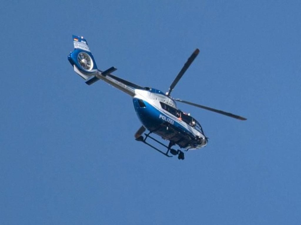 Auch mit Hubschraubern wurde nach dem Mörder von Villingendorf gesucht. Foto: Marijan Murat