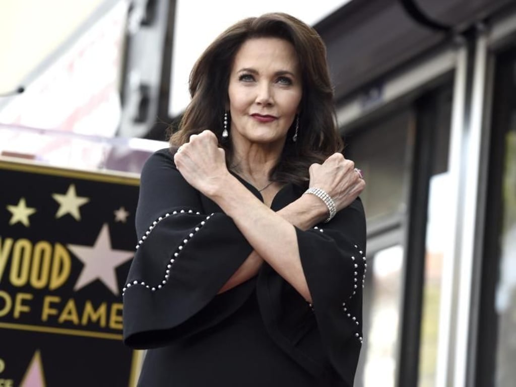 «Wonder Woman» is back: Lynda Carter bei der Zeremonie. Foto: Chris Pizzello