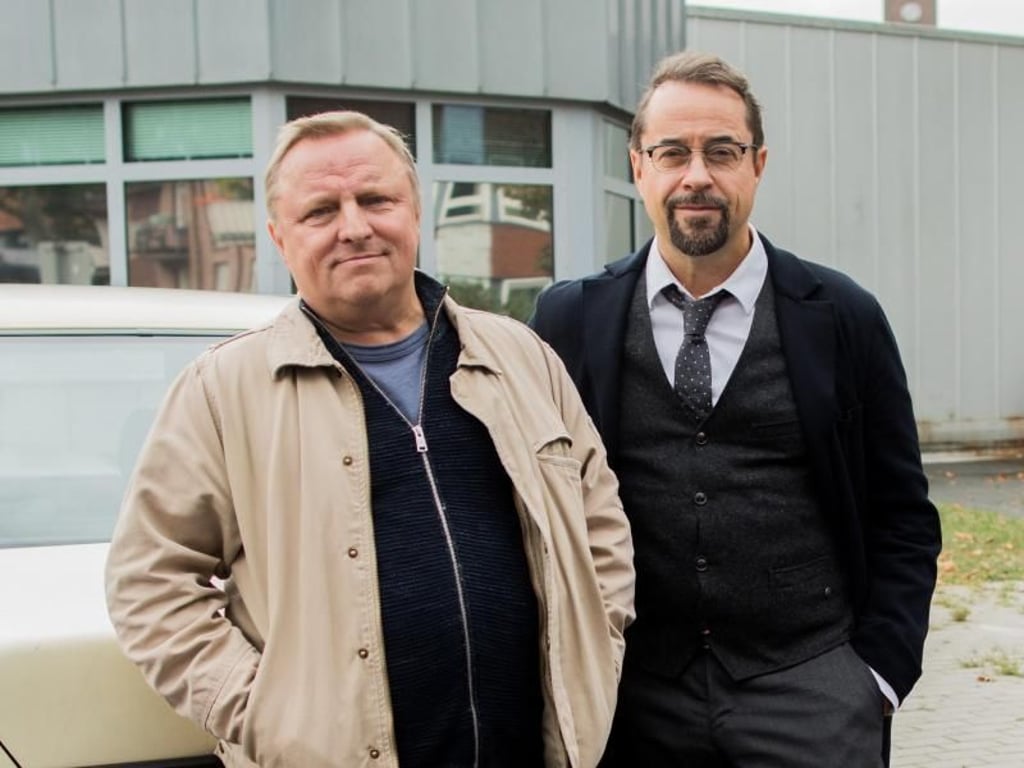 Sie sind die «Tatort»-Quoten-Kings: Jan Josef Liefers (r) und Axel Prahl. Foto: Rolf Vennenbernd