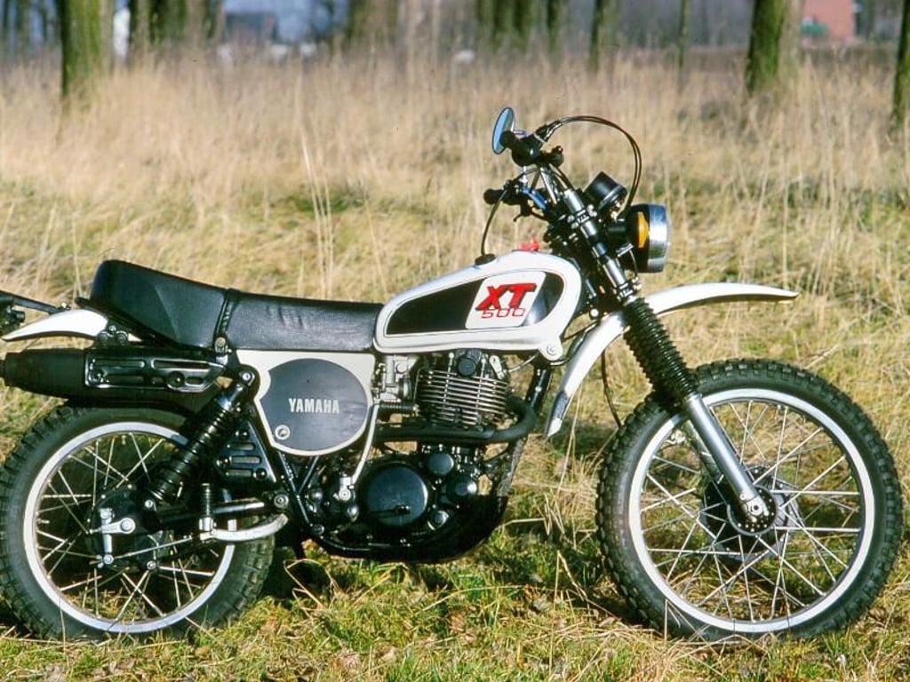 Kult-Enduro: Die Yamaha XT 500. Foto: Yamaha