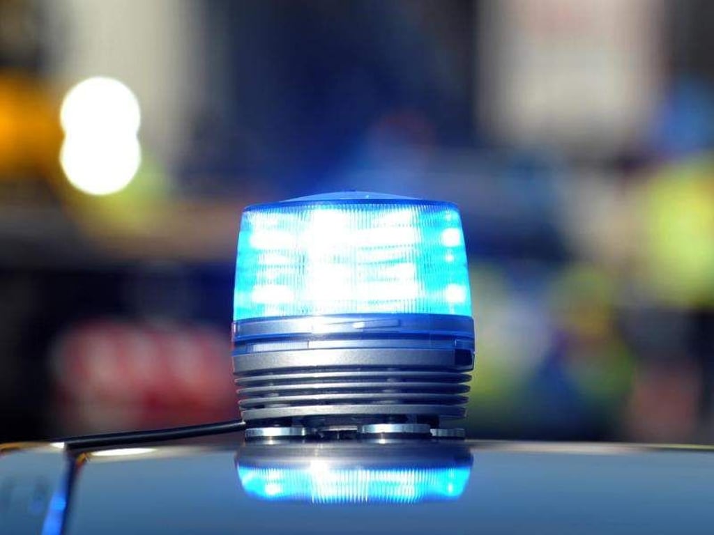 Ein Blaulicht der Polizei. Foto: Stefan Puchner/Archiv