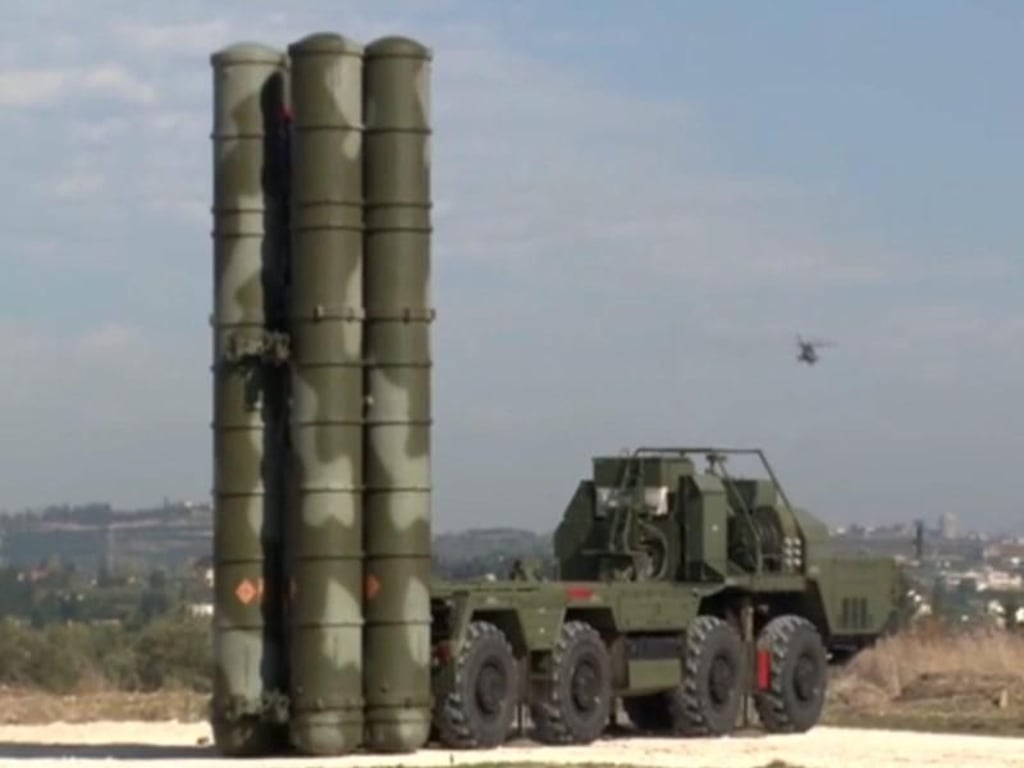 Das S-400-Flugabwehrsystem auf dem syrischen Luftwaffenstützpunkt Hmeimim. Foto: Foto: Russian Defence Ministry