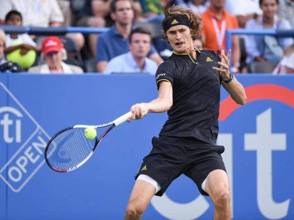 Alexander Zverev hat das Finale der Citi Open in Washington mit 6:4 und 6:4 gegen Kevin Anderson gewonnen. Foto: Kyle Gustafson