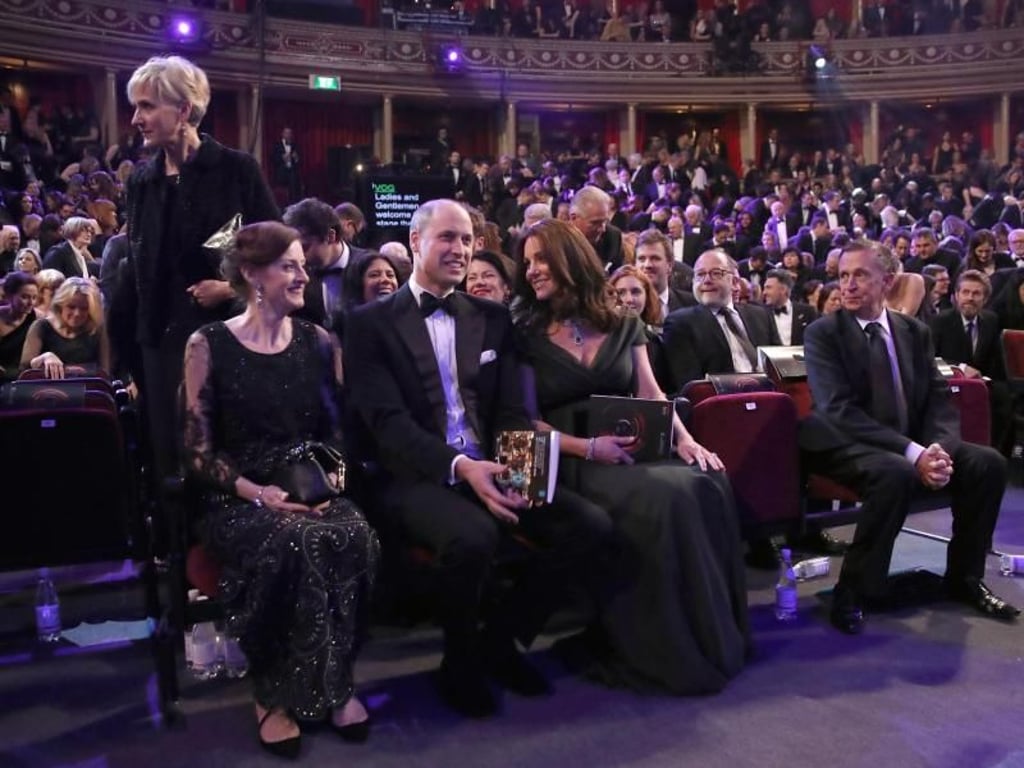 In der ersten Reihe: William und Kate. Foto: Chris Jackson/PA Wire