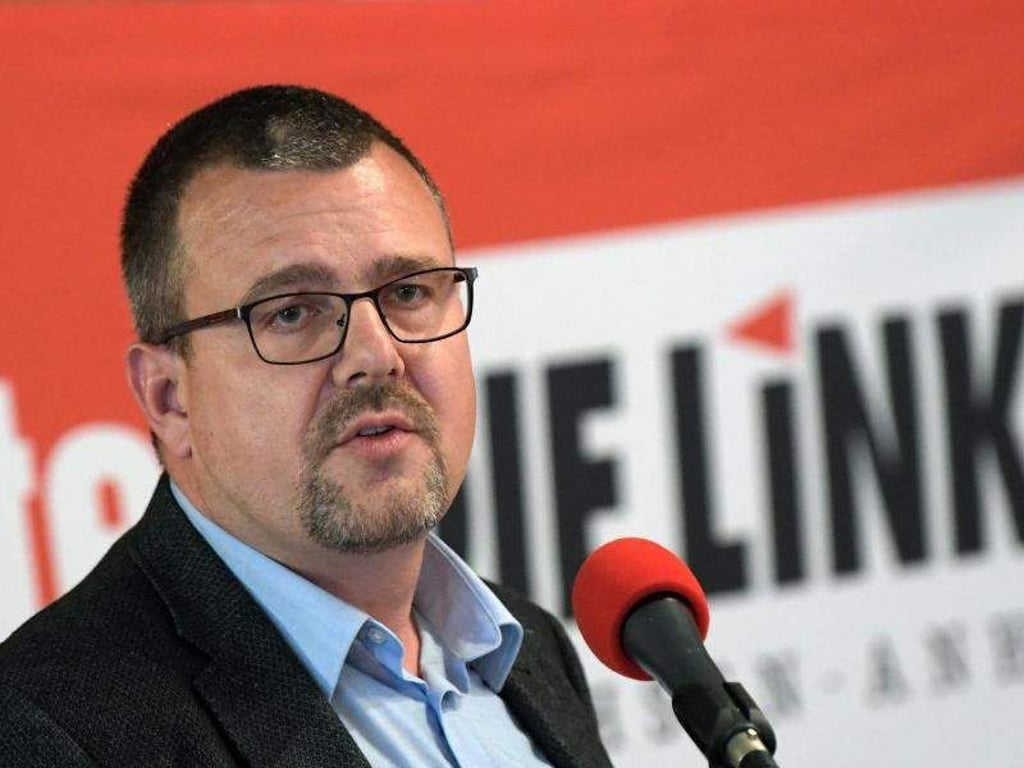 Andreas Höppner, Landesvorsitzender der Partei Die Linke in Sachsen-Anhalt. Foto: Hendrik Schmidt/Archiv