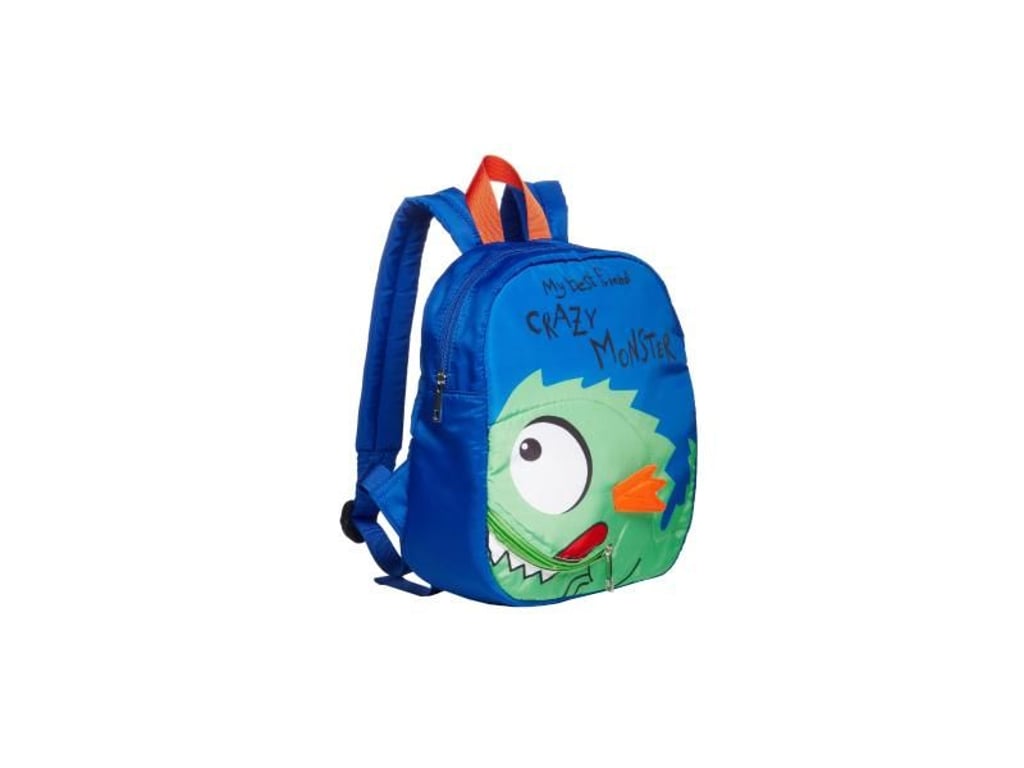Motive mit Monstern sind beliebt bei Kindern - auch bei den Accessoires wie zum Beispiel diesem Rucksack von United Colors of Benetton (ca. 30 Euro). Foto: United Colors of Benetton