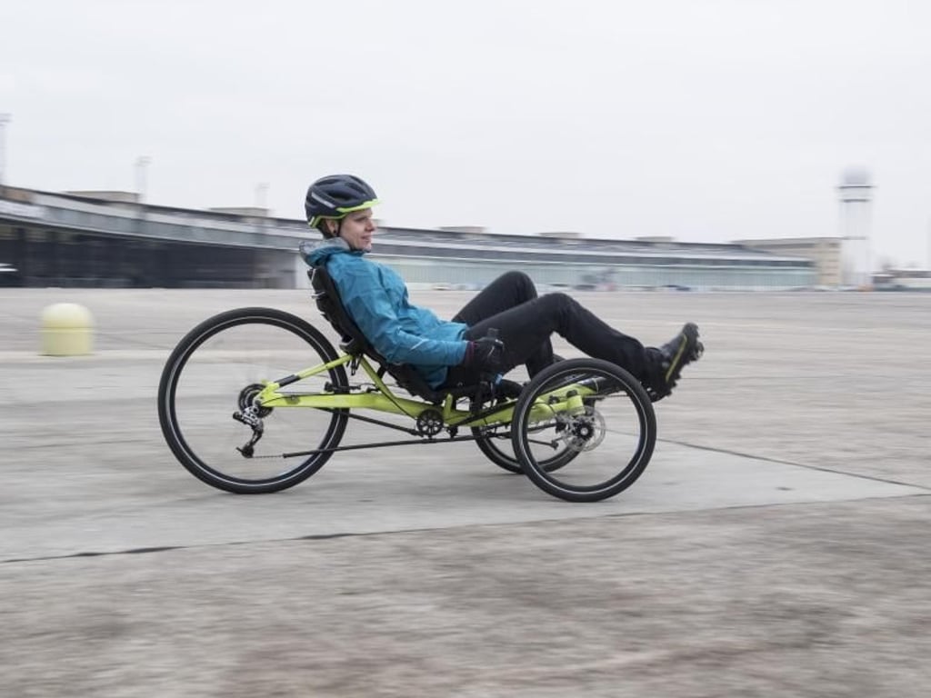 Bequemer radeln auf drei Rädern: Liegedreiräder werden auch Trikes genannt. Foto: Robert Günther
