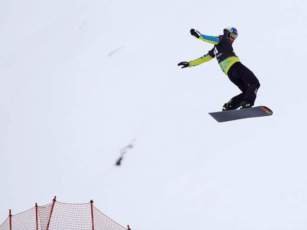 Snowboardcrosser Pierre Vaultier siegte am Feldberg. Foto: Alejandro Garcia