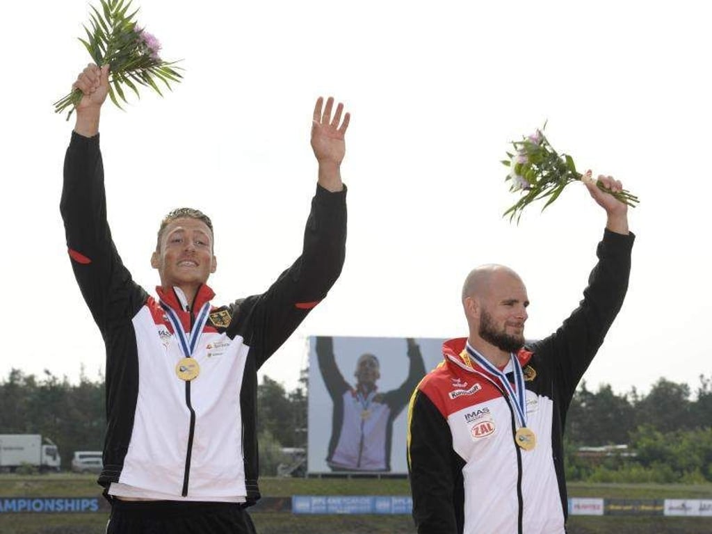 Yul Oeltze (l) und Peter Kretschmer gewannen Gold. Foto: Kate_ina ?ulová/CTK