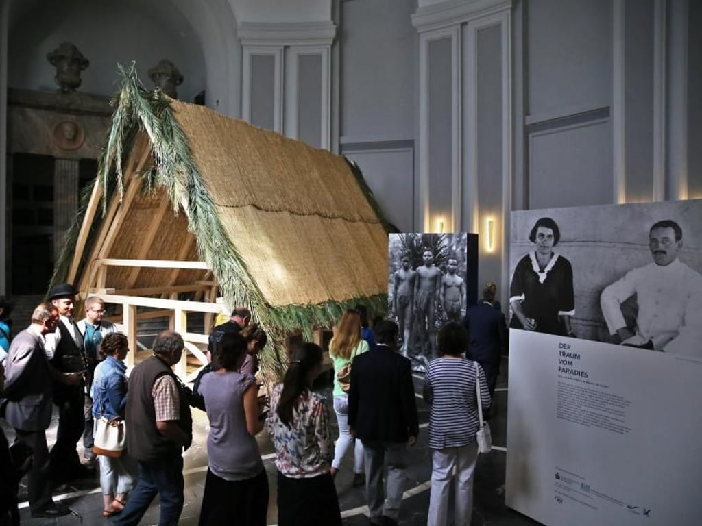 Die Nachbildung eines Palau-Hauses. Foto: Jan Woitas