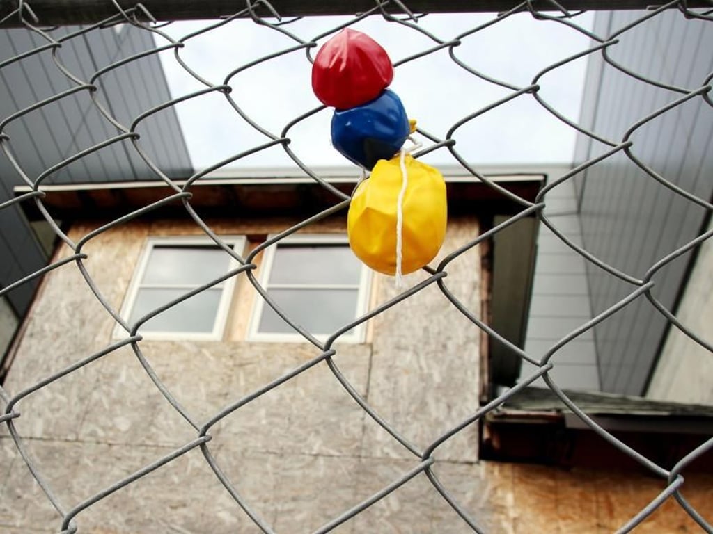 Das «Up»-Haus ist wohl nicht zu retten. Foto: Christina Horsten