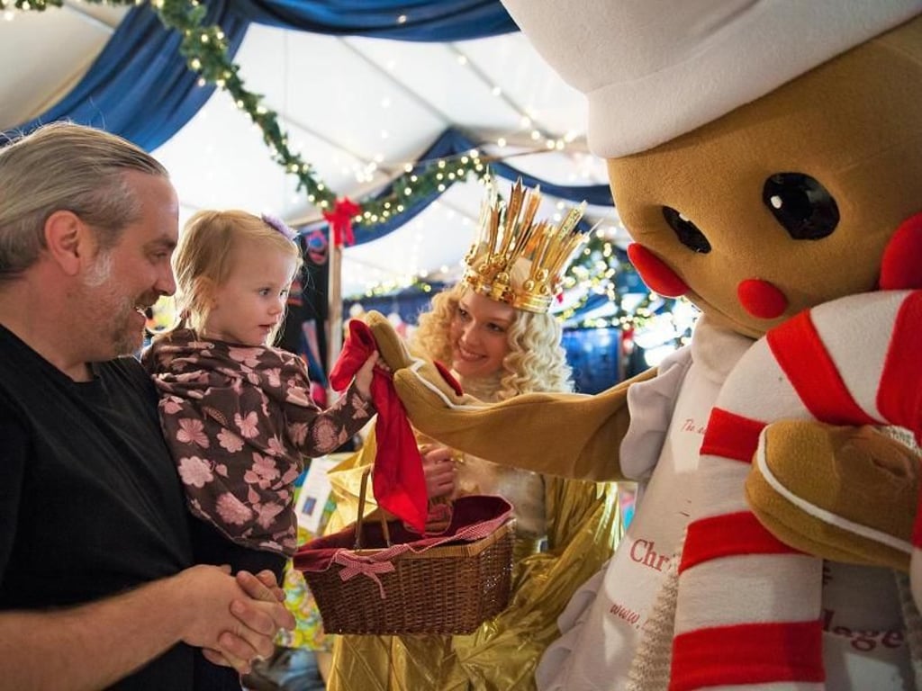 Die Kleinen machen große Augen auf dem Christmas Market in Baltimore - für die Großen gibt es aber keinen Glühwein mit Schuss. Foto: Christmas Village Baltimore