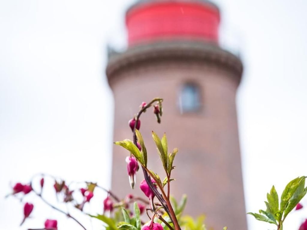 Der Leuchtturm von Bastorf ist der am höchsten gelegene in Deutschland - er warnt Schiffe bei der Einfahrt in die Wismarer Bucht vor einer Sandbank. Foto: Ulrike Pawandenat
