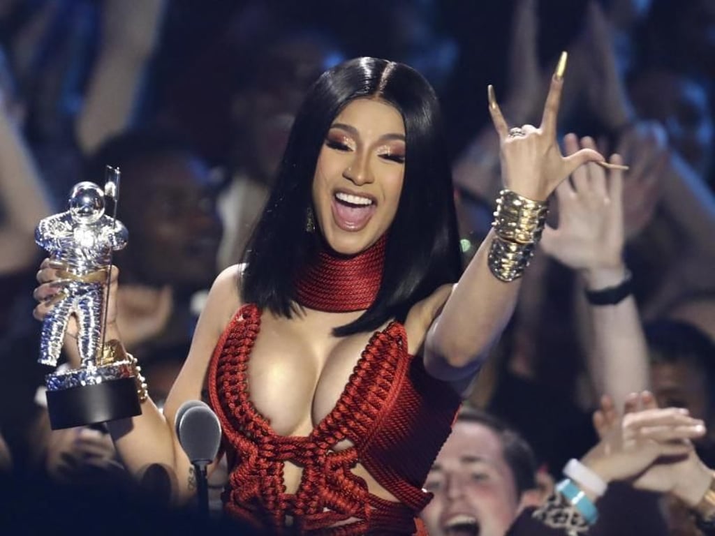 In der Kategorie «Best Hip Hop» setzte sich Cardi B unter anderem gegen Lil Nas X ft. Billy Ray Cyrus und Travis Scott ft. Drake durch. Foto: Matt Sayles/Invision/AP