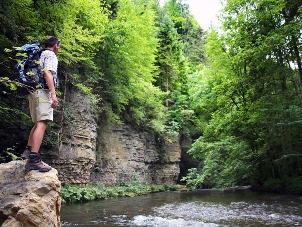 Außergewöhnliche Wildflusslandschaft: Die Wutachschlucht ist seit 1939 Naturschutzgebiet. Foto: Schluchtensteig Schwarzwald