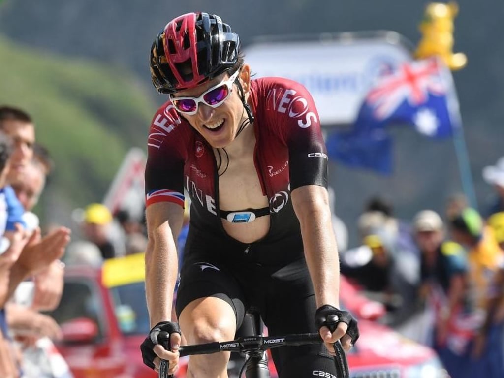 Geraint Thomas büßte auf dem Tourmalet viel Zeit ein. Foto: David Stockman/BELGA