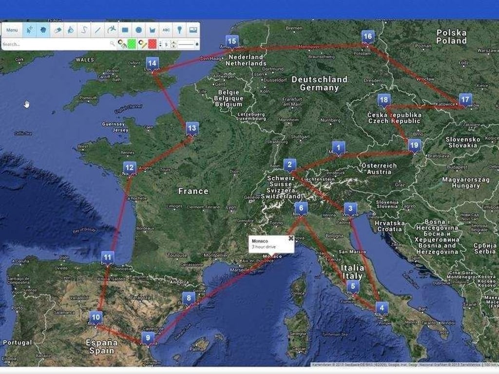 Mit ScribbleMaps lassen sich Kartenausschnitte ganz einfach editieren. Unterstützt werden die gängigen Dienste von Google oder Microsoft. Foto: dpa-infocom
